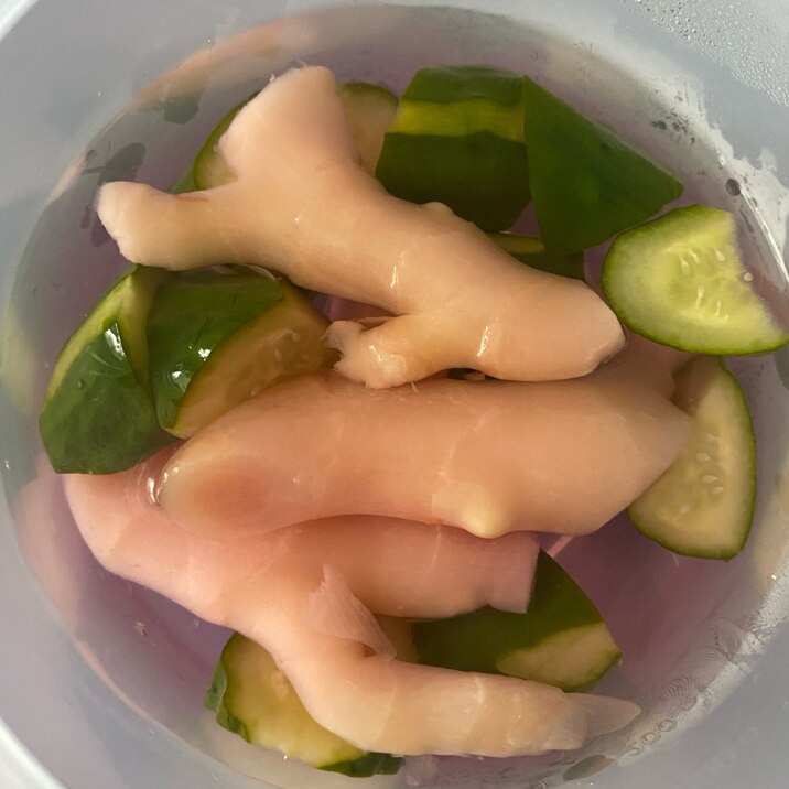 岩下の新生姜の汁で作る きゅうりの浅漬け レシピ 作り方 By あおちやん 楽天レシピ